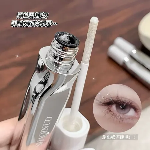 Mascara De Pestañas Rimmel Con Glitter Plateados Shaqinuo