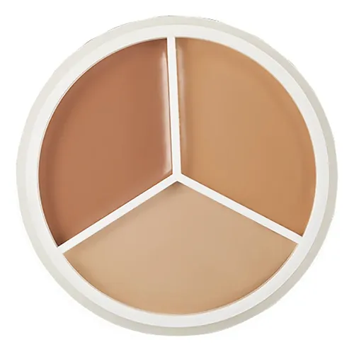 Correctores Tricolores Para Maquillaje Facial Con Brocha C 6