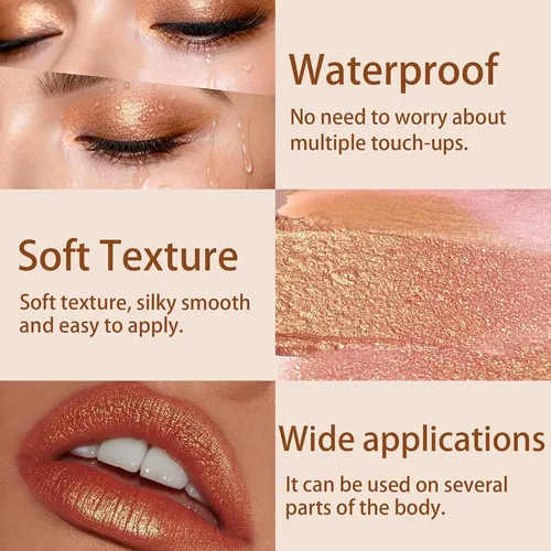 Sombra En Stick Con Glitter Golden Sands Gicymanty 1 Oz