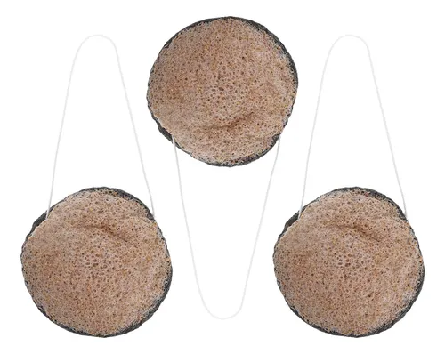 Almohadillas Faciales Exfoliantes De Carbón De Bambú, Esponj