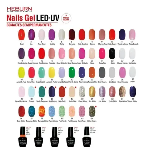 Esmalte Gel Led/uv 38 Via Lactea Rosa Semipermanente Heburn