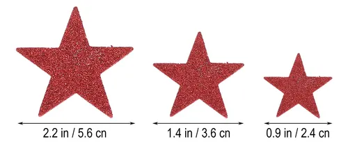 200 Pegatinas De Estrellas Con Brillo Para Uñas Diy