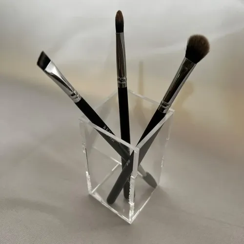 Caja Brochero Organizador De Maquillaje Pinceles Acrilico