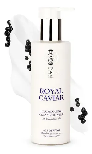 Leche limpiadora Natura Siberica Royal Caviar iluminadora caviar siberiano