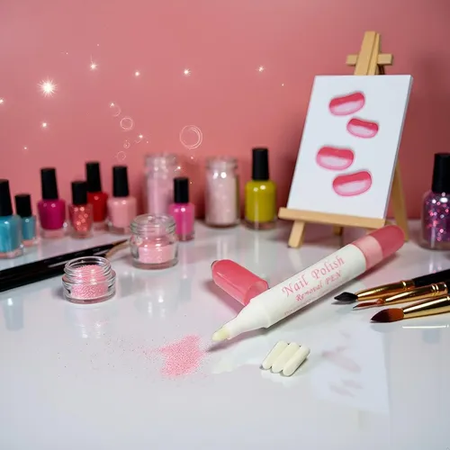 Set Lápiz Corrector De Esmalte De Uñas Qintreesify Con 3