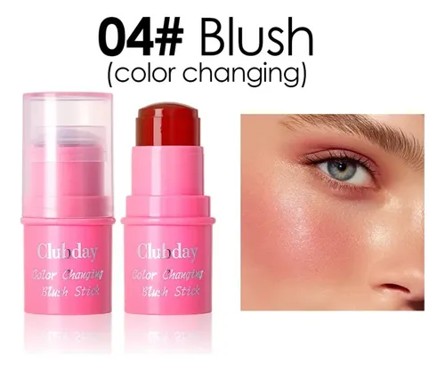 Barra Iluminadora Julystar Contorno Rubor Jelly Natural, 4 U