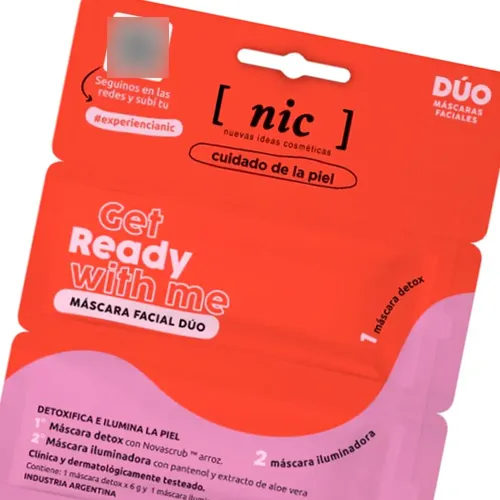 Nic Get Ready With Me Mascara Facial Duo Detox Iluminadora