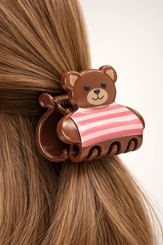 Broches Hebilla Osito Pack X12 Gancho Pelo Infantil