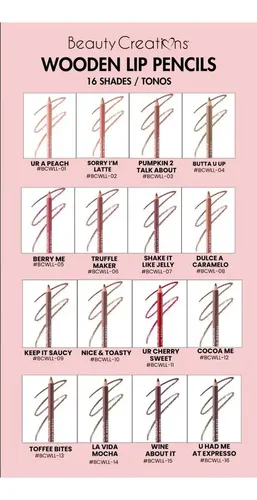 Delineador De Labios Beauty Creations De Madera Color Truffle Maker