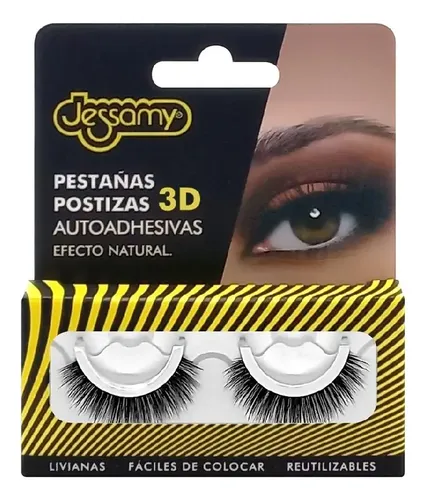 Pestañas Postizas Autoadhesivas 3d Reutilizable F51