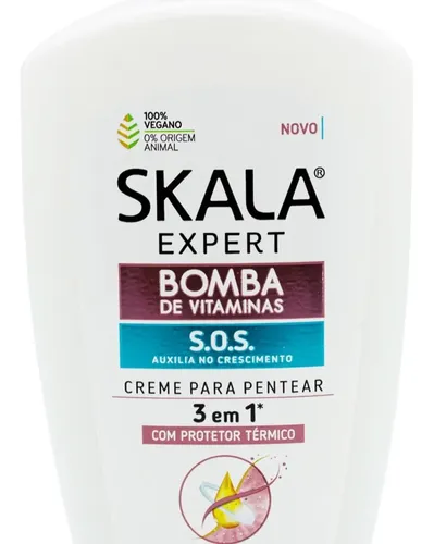 Skala Bomba Vitaminas Crema Peinar Protector Termico Vegano
