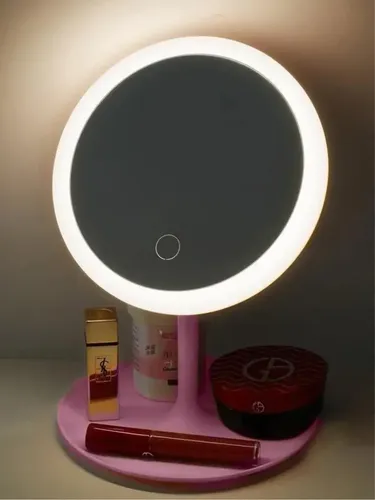 ** ** Espejo De Maquillaje Led Con Luz Natural Y Diseño **