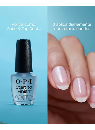 Opi Nail Lacquer – 3 En 1 : Base,topcoat Y Fortalecedor 15ml Color