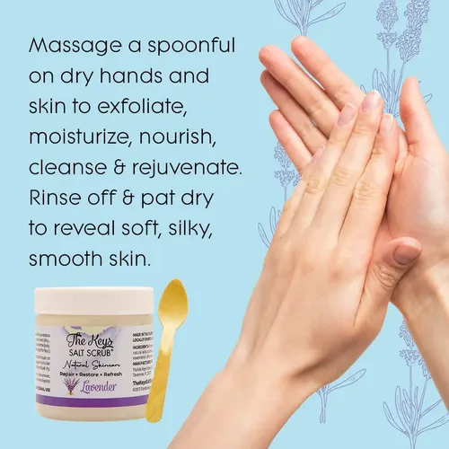 Exfoliante Corporal The Keys Sal Marina Lavanda 100 Ml Pack