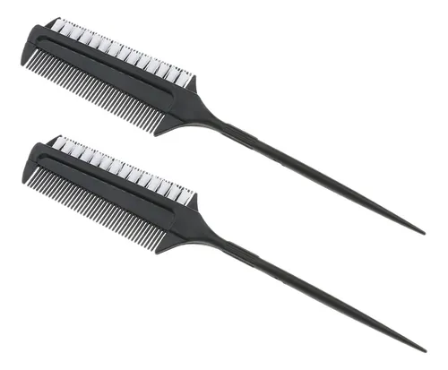 Qi Xcepillo For Teñir El Cabello De Plástico Negro De