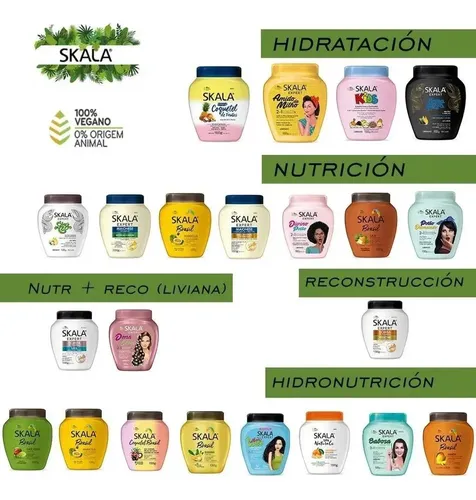 Skala Crema Peinar Banana Kit Shampoo+acondicionador+mascara