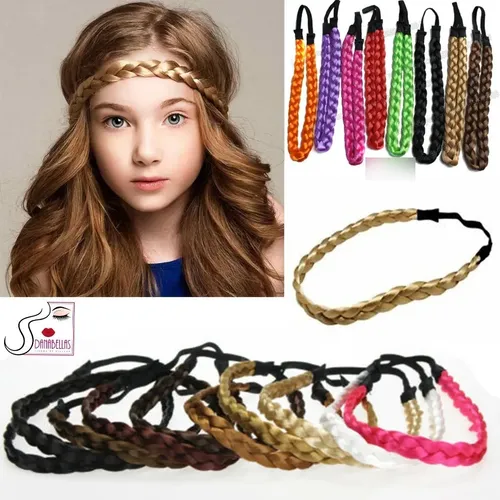 Vincha Lazo Diadema Pelo Trenzado Ideal Peinados Tocados