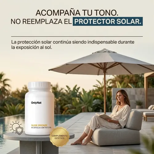 Capsulas Autobronceantes Onlynat 180u Glow Anual Pack X3