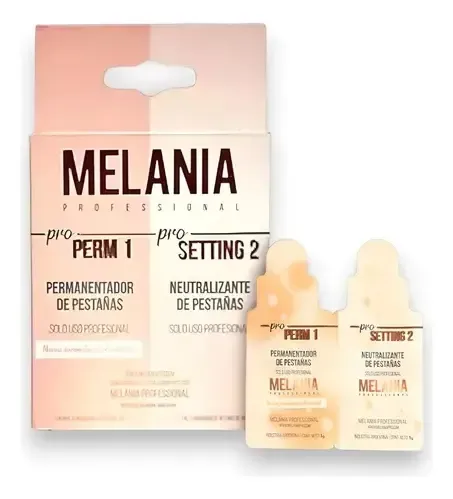Kit X 10 Lifting De Pestañas Y Cejas Melania – Paso 1 Y 2