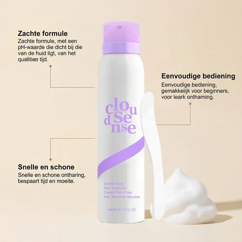 Gentle Hair Removal Mousse Body Hair Remover Foam Portable D