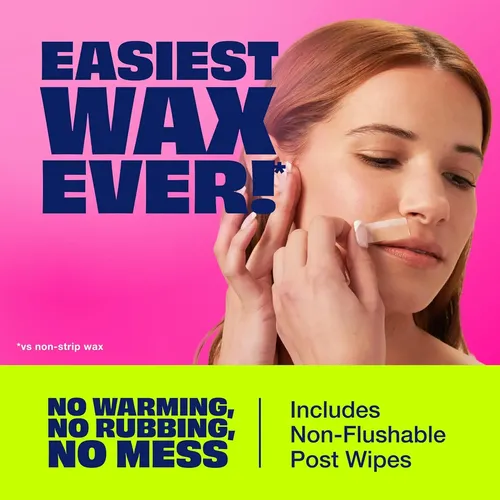 Nair Hair Remover Wax Ready Strips, Eliminación Del Vello Fa