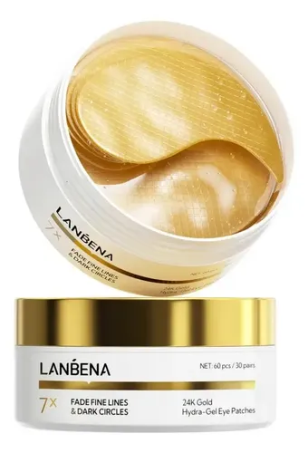 Lanbena Parches 24k Gold Hydra-gel 60 Unidades Todo Tipo De Piel