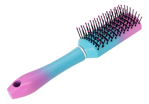 Cepillo Para Cabello Peine Diseño Degrade Rectangular .