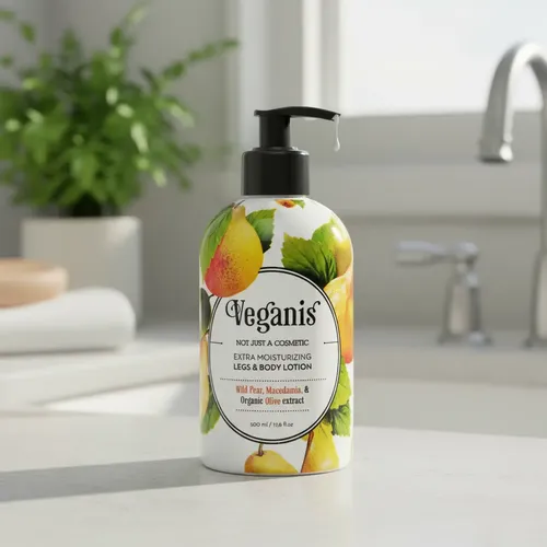 Kit Veganis Leche 500ml+ Exfoliante Corporal Pera Silvestre