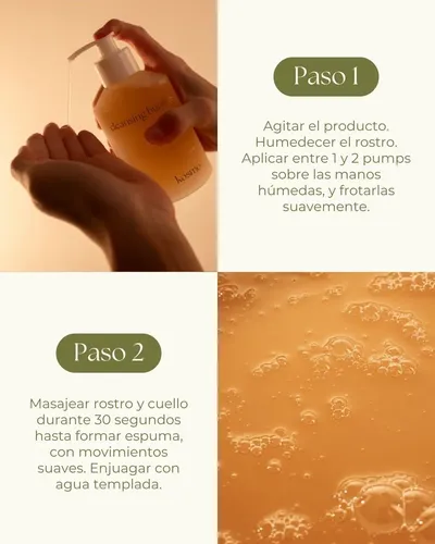 Cleansing Bubbles Kosmos| Gel De Limpieza Suave Facial 200ml