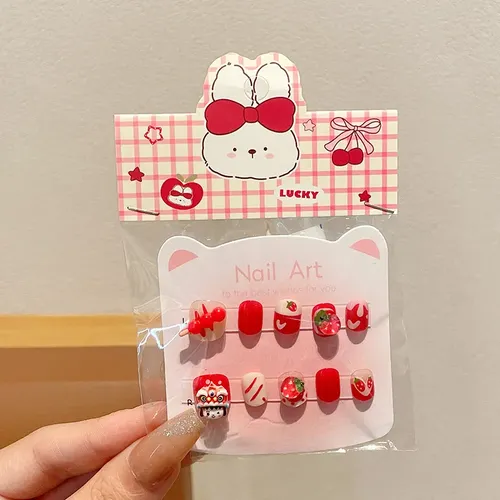 A 5 Pegatinas De Uñas Infantiles Removibles Dibujos -x