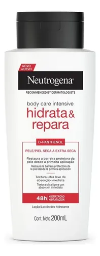 Loción Neutrogena Body Care Intensive Hidrata Y Repara 200ml