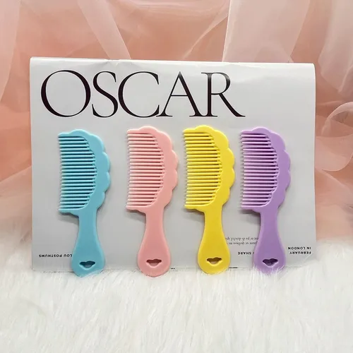 Mini Cepillo Para El Cabello Mojado, Pequeño Y Lindo Peine 2