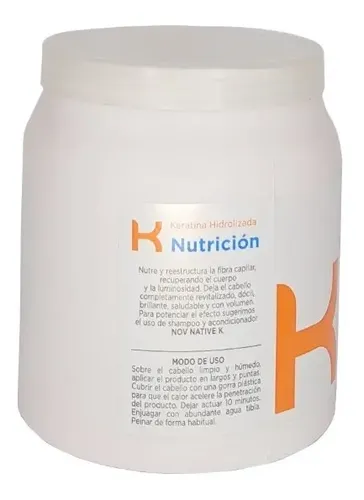 Mascara Capilar Keratina Hidrolizada Nutritiva Nov 980gr