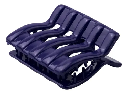 Broches De Pelo Rayados Con Dientes Varios Colores Bag X12 U