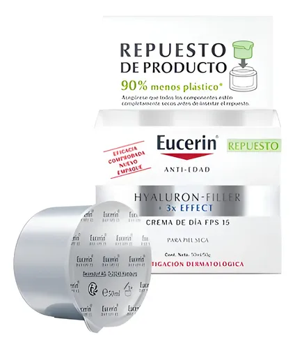 Eucerin Hyaluron-filler Repuesto Crema De Día Fps 15 X50ml