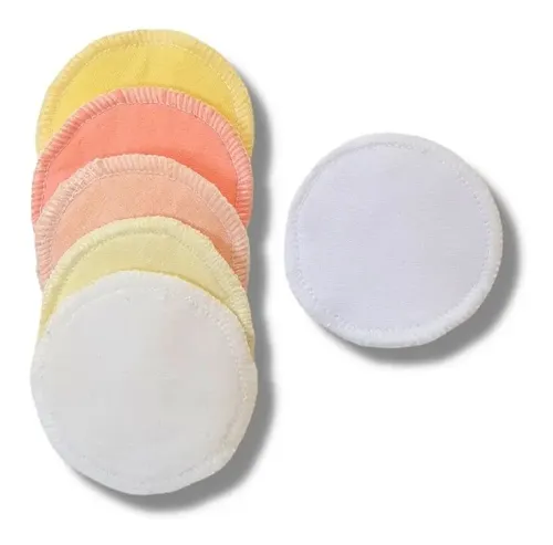 Pack Por 3 Discos Desmaquillante Reutilizables Tela Algodón