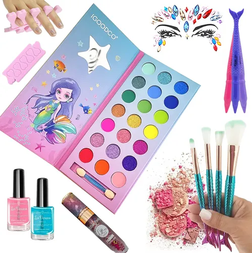 Kit De Maquillaje De Sirena Ideal Regalo Teen Adolescentes