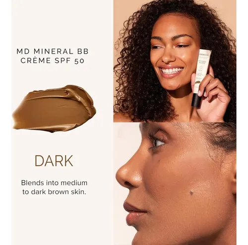 Crema Bb Mineral Spf50 Mdsolarsciences Dark 1.23oz