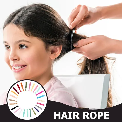 50 Pinzas De Pelo Con Nudos – Bandas Elásticas Suaves Para M