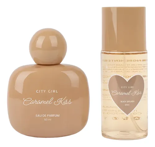 De Perfume 50ml Y Splash 85ml Caramel Kiss City Girl Mujer
