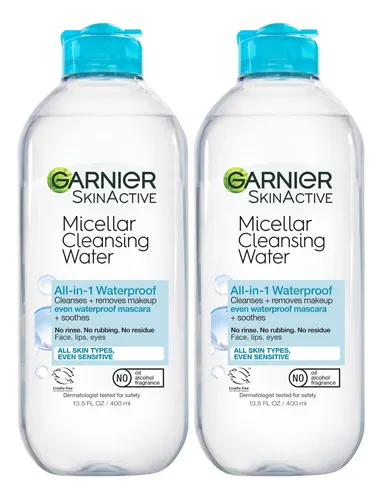 Agua Micelar Garnier Hidratante De 400 Ml Para Maquillaje Re