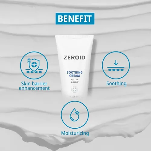 Zeroid | Crema Calmante | Hidratante Facial Para Pieles Sen. Seca Día