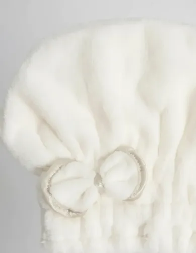 Toalla Turbante De Secado Rápido Gorro Suave Estético