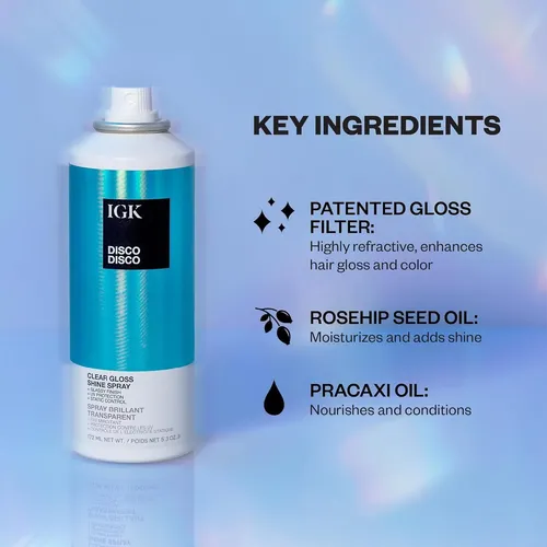 Spray De Brillo Igk Clear Gloss Shine 62ml
