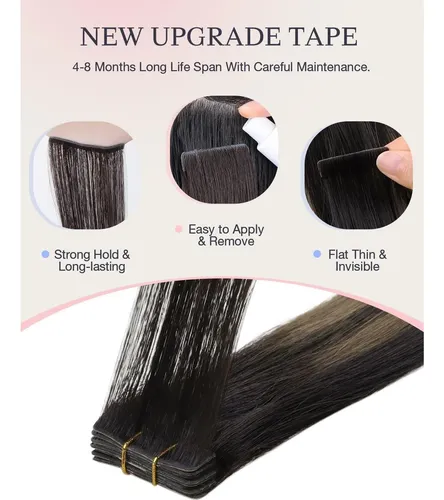 Cinta Invisi Doores Para Extensiones De Cabello Humano