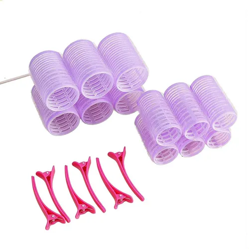 Kit De Rulos Auto Adherente Rodillo Para Cabello Sin Calor P