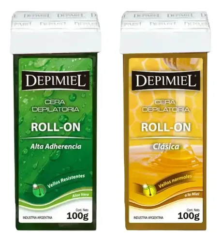 Depimiel Cera Depilatoria Roll On Clasica + Alta Adherencia