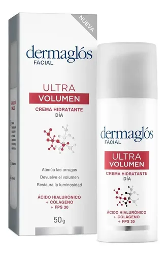 Crema Dermaglós Hidratante De Día Fps30 Ultra Volumen X50g