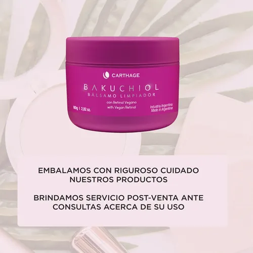 Crema Limpiadora Facial Carthage Balsamo Bakuchiol Retinol
