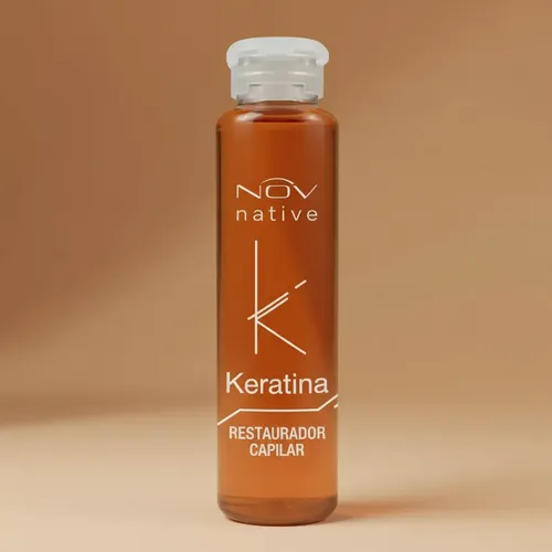Ampolla Keratina Nov Restaurador Capilar 15ml X 6 Unidades